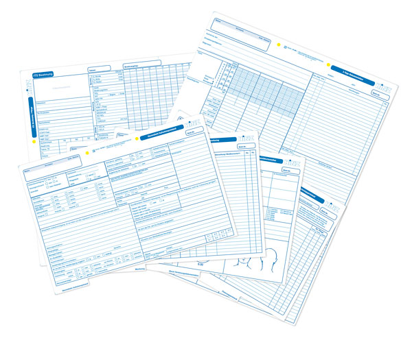 6 Formulare im Halbkreis