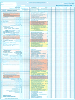 Formular PPR 2.0 für Erwachsene – mehrfarbig