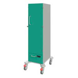 Patientenschrank 15611 mit Tür und verschließbarer Schublade